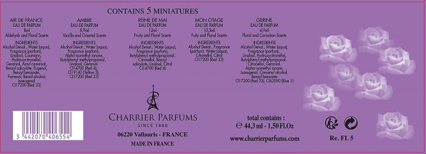 Set miniparfumuri Les Parfums de France 40.6 ml [9]