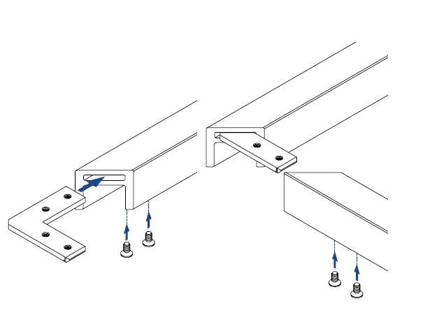 Conector 90° profil U/mana curenta Easy Glass® Hybrid [3]