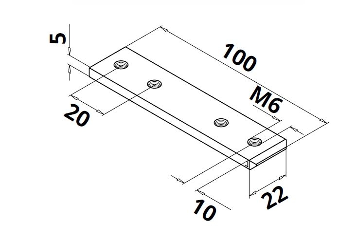 Conector 180° profil/mana curenta U Easy Glass® Hybrid [2]