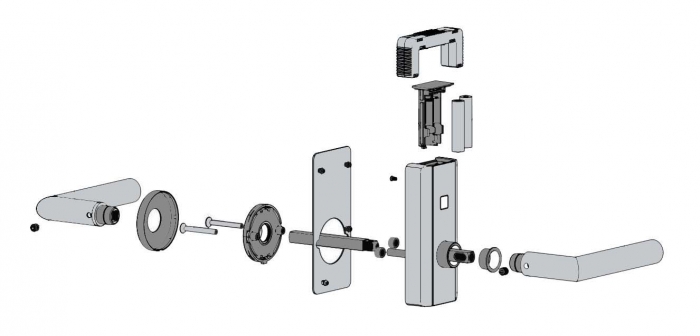Incuietoare electronica Dorma C-lever Compact [2]