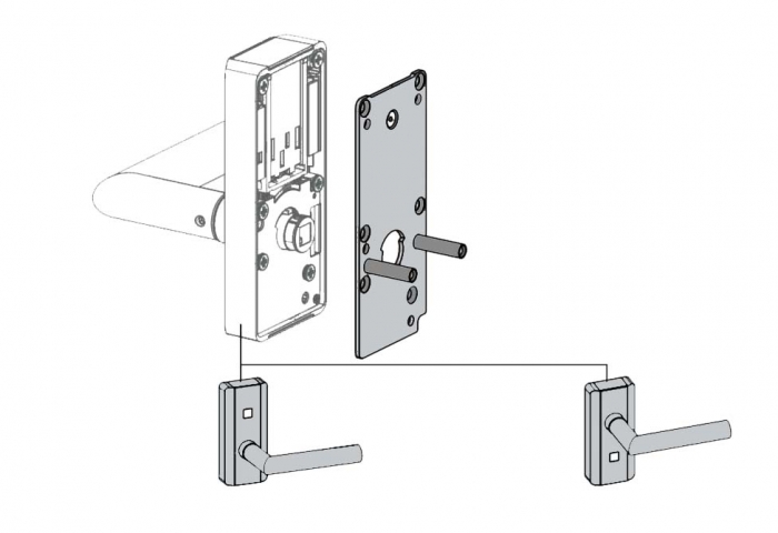 Incuietoare electronica Dorma C-lever Compact [3]