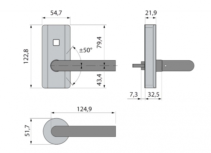Incuietoare electronica Dorma C-lever Compact [4]
