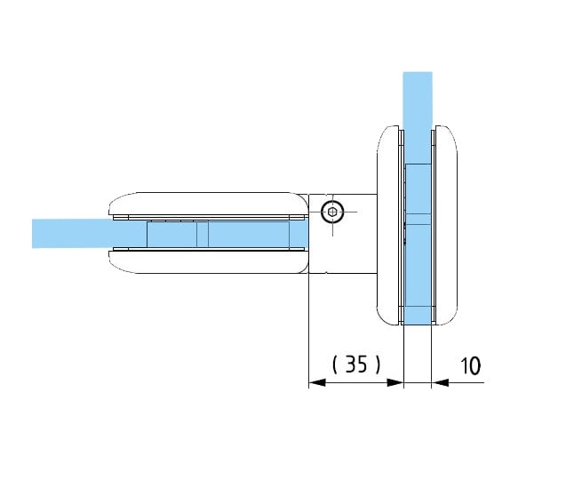 Balama hidraulica Biloba cu amortizare incorporata sticla/sticla [4]