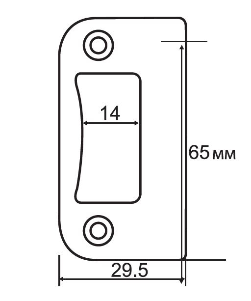 Contraplaca toc usa sticla 8-10 mm [2]
