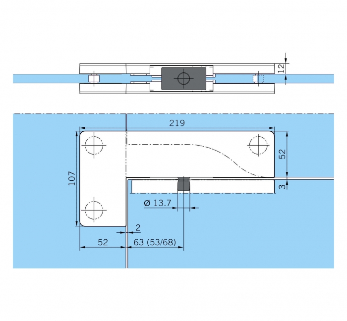 Balama coltar supralumina PT 40 - Dorma Mundus Comfort [2]
