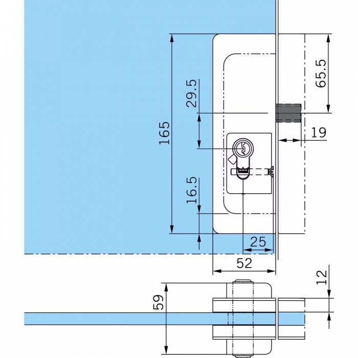 Incuietoare de centru US 20 - Dorma Mundus Comfort [4]
