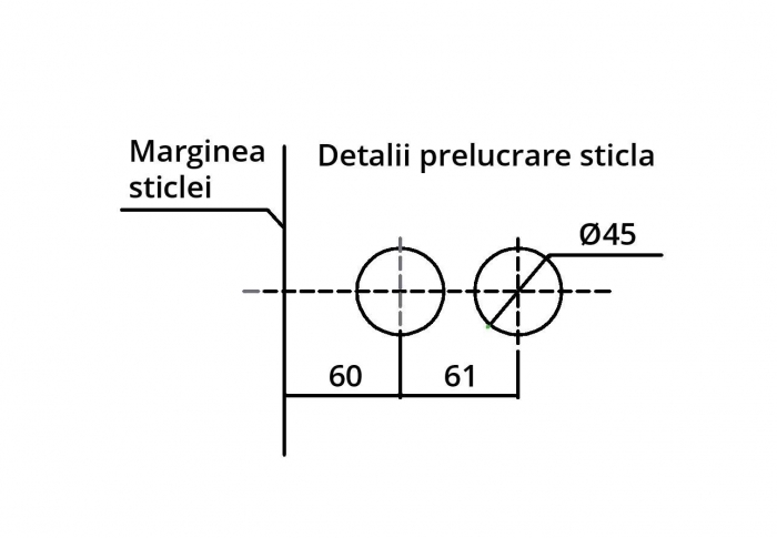 Broasca ovala pentru cilindru usa sticla 8-10 mm [4]