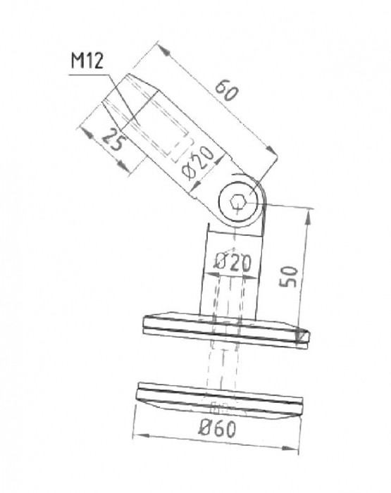 Conector copertina tija/sticla 17,52-21,52 mm [2]