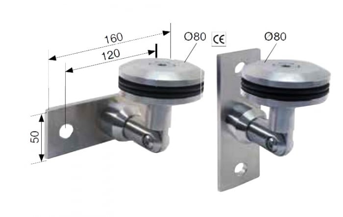 Conector inferior perete/sticla 21,52-25,52 mm [2]