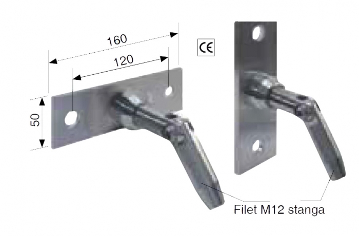 Conector superior perete/tija copertina [2]