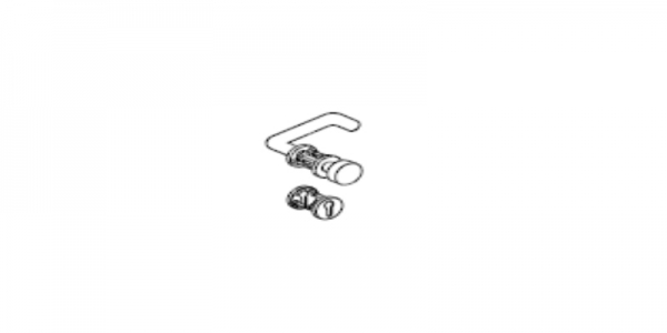 Set manere PURE 8100 Dorma, cu clanta si buton, dreapta [2]