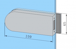 Contrabroasca Dorma Studio Rondo usa sticla 8-10 mm [1]