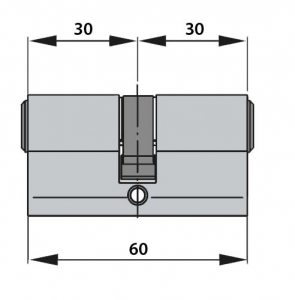 Cilindru baie Dorma pentru broasca usa sticla 8-10 mm [1]