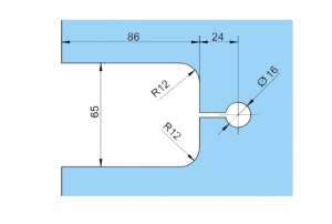 Set 2 balamale hidraulice Dorma Tensor perete/sticla [2]