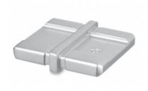 Mana curenta perete - Imbinare 180° mana curenta rectangulara 40x10 mm