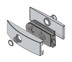 Broasca Dorma Arcos Studio fara incuiere usa sticla 8-10 mm [3]