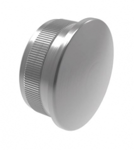 Mana curenta perete - Capac capat semirotund mana curenta rotunda Ø42,4 mm