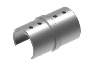 Accesorii mana curenta profilata - Imbinare 180° mana curenta profilata Ø42,4 mm