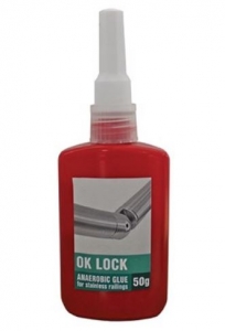 Mana curenta perete - Adeziv anaerobic inox KLEBFIX, 50 g