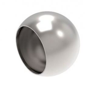 Mana curenta perete - Capac capat rotund mana curenta rotunda Ø42,4 mm