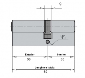 Cilindru broasca usa sticla 8-10 mm [1]