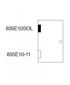 Balama hidraulica Biloba EVO SOL Frame fara blocare fixare pe toc aluminiu [4]