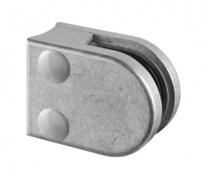 Cleme montanti balustrada - Clema MOD 20 fixare pe rotund pentru montant balustrada sticla 6-8 mm