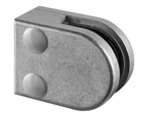 Cleme montanti balustrada - Clema MOD 27 fixare pe drept pentru montant balustrada sticla 8,76-10,76 mm