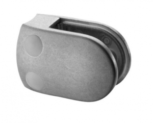 Cleme montanti balustrada - Clema MOD 28 fixare pe rotund pentru montant balustrada sticla 6-12,76 mm