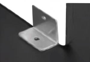 Conector inferior 90° sticla/HPL 10-13 mm compartimentare toaleta [0]