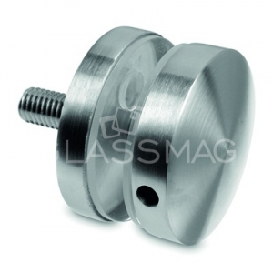Conector sticla, Ø 50 mm, inox satinat [0]