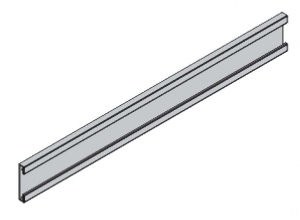 Usi glisante - Profil acoperire fixare pe sticla Dorma Muto L80