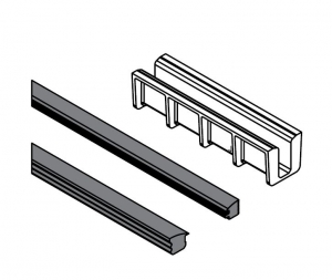 Set cale si garnituri profil U balustrada Easy Glass® Hybrid [1]