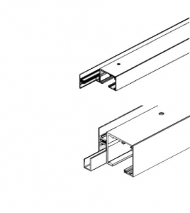 Usi glisante - Set profile parte fixa glisanta Dorma Muto Comfort L80