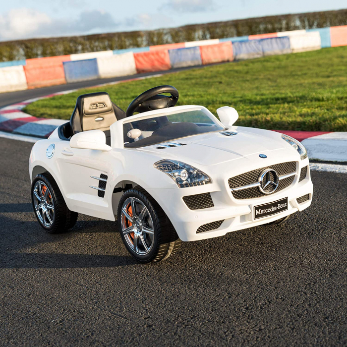 Mercedes-Benz Official Licensed Kids Electric Ride On Car with LED [3]