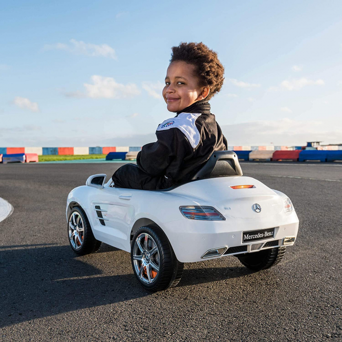 Mercedes-Benz Official Licensed Kids Electric Ride On Car with LED [6]