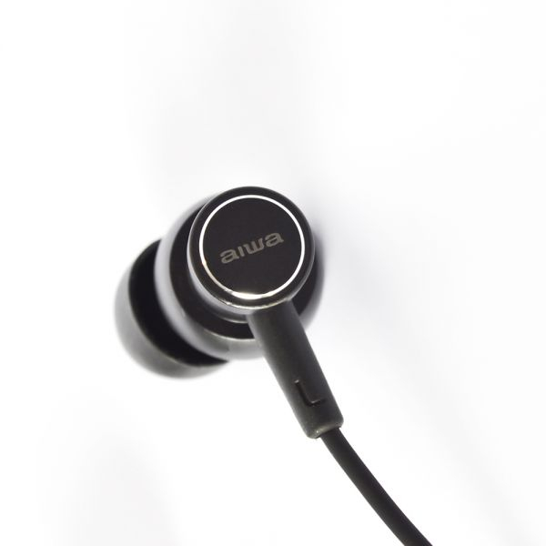 Casti audio Aiwa Diamond Hi-Res In-Ear Headphone Mic Black [7]
