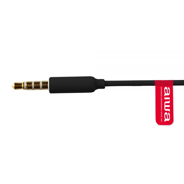 Casti audio Aiwa Diamond Hi-Res In-Ear Headphone Mic Black [5]