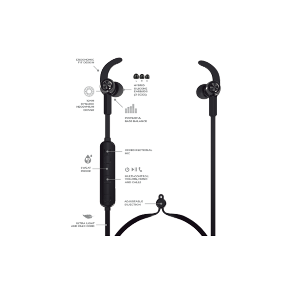 Casti audio Aiwa Sport BT Wireless Headphone Mic [8]