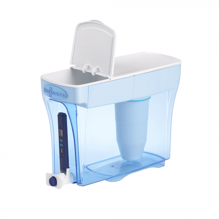 Pachet sistem filtrant ZeroWater 5.4L cu 5 Filtre - Tehnologie Ready-Pour și Ready-Read, Inclus Tester TDS Gratuit [2]