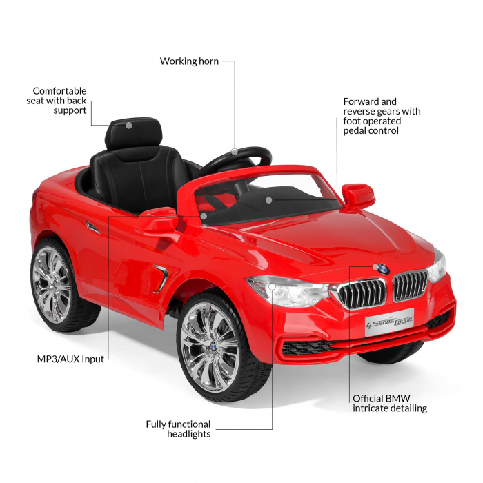 BMW 4 SERIES ELECTRIC RIDE ON RED [6]