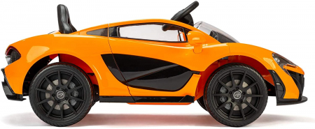 McLaren Official Electric Ride On Car for kids, with Tilting Doors & MP3 Connection, Orange [6]