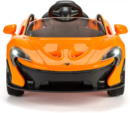 McLaren Official Electric Ride On Car for kids, with Tilting Doors & MP3 Connection, Orange [5]