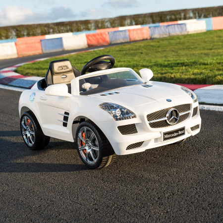 Mercedes-Benz Official Licensed Kids Electric Ride On Car with LED [2]
