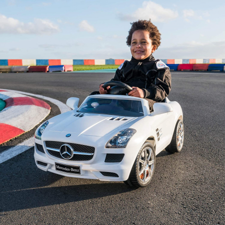 Mercedes-Benz Official Licensed Kids Electric Ride On Car with LED [1]
