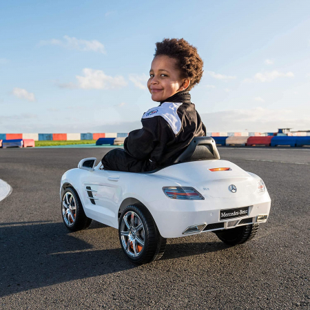 Mercedes-Benz Official Licensed Kids Electric Ride On Car with LED [5]