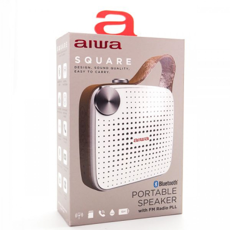 Boxa portabila Aiwa Square Portable Bluetooth Speaker FM Radio [8]