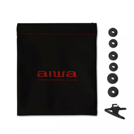 Casti audio Aiwa Diamond Hi-Res In-Ear Headphone Mic Black [5]