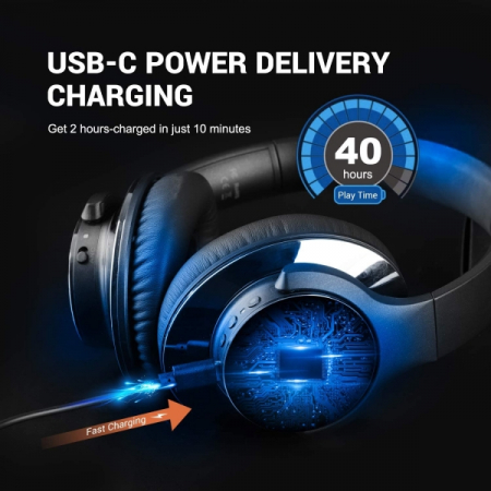 Casti audio OneOdio A10 Bluetooth ANC [4]
