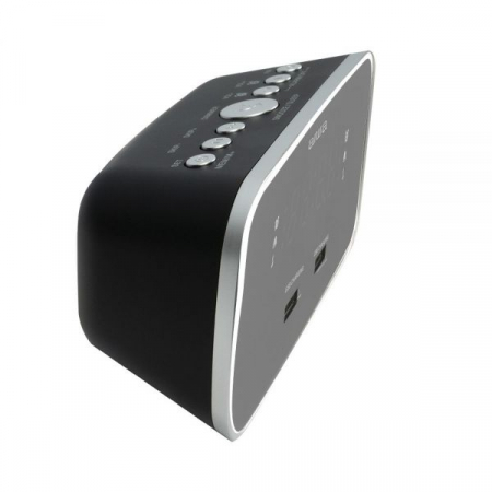 Radio ceas cu alarma Aiwa Alarm Clock Radio 2 USB Charge Ports [8]